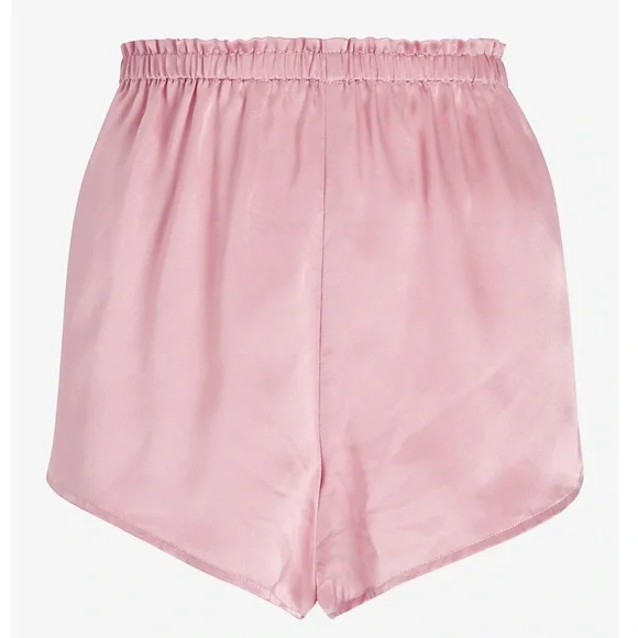 LAST ONE!! NWT $148 100% Silk 2-Piece Pajamas Short Pants/Short Sleeves Pink S - Picture 7 of 11